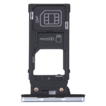 Sony Xperia XZ2 Premium SIM Card Tray + SIM/Micro SD Card Tray (Silver) - 1