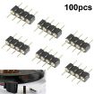 4 Pin Male Connector for RGB LED SMD Strip Light - 100pcs - 2