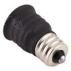 E12 to E14 Light Lamp Bulbs Adapter Converter - Black - 3
