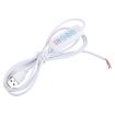 1.5m USB DC5V Switch Cable with 3 Colors Controller - White - 1