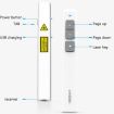 Deli 2.4GHz Laser Page Turning Pen - Model 2802L (Black) - 4