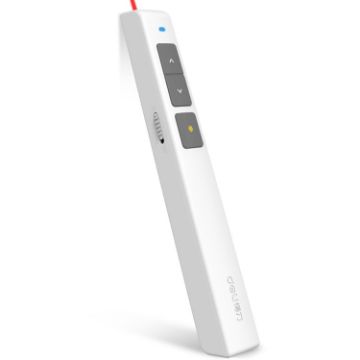 Deli 2.4GHz Laser Page Turning Pen - White - 1