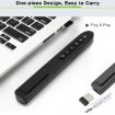 T5-H-L Red Laser Pointer Presentation Clicker 2.4GHz PPT Remote Control - 5
