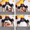Airtag Bike Hidden Mount Front Fork Down Tube Anti-theft GPS Holder - 7