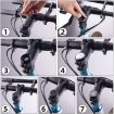 AirTag Tracker Case Bicycle Headset Mount Holder - Round - 5