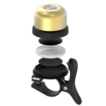 AirTag Bicycle Anti-theft Ring Bell Gen 2 Golden - 1