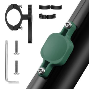 Green Bicycle Tracker Anti-Lost Cover for AirTag - 1