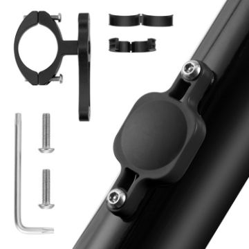 Bicycle Tracker Anti-Lost Cover for AirTag - Black - 1