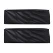 Dustproof Waterproof License Plate Cover - 1 Pair, Black - 1