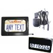EU Standard Motorcycle License Plate Roller Shutter Cover Frame - 4