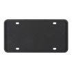 Waterproof Rustproof Silicone License Plate Frame - US Black - 1