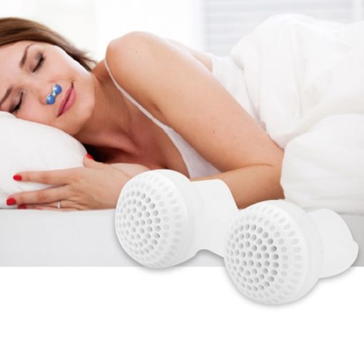 2 PCS 2 in 1 Anti Snoring Air Purifier - White - 1