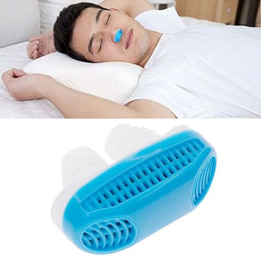 2 in 1 ABS Silicone Anti Snoring Air Purifier - Blue - 1