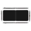 Samsung Galaxy Z Flip6 Black Screen Dummy Display Model Silver - 3