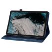 Blue Leather Tablet Case for Nokia T20 10.4 2021 - Skin Feel Solid Color Zipper - 4