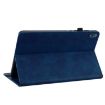 Blue Leather Tablet Case for Nokia T20 10.4 2021 - Skin Feel Solid Color Zipper - 5