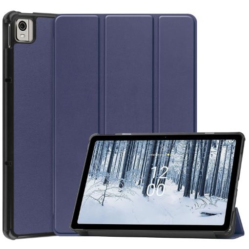 Nokia T21 Custer Leather Tablet Case - Dark Blue - 1