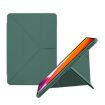 Nokia T20 Acrylic 2 in 1 Y-fold Smart Leather Tablet Case - Emerald - 1
