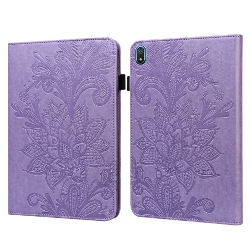 Nokia T20 10.4 2021 Purple Leather Tablet Case - 1