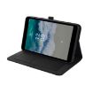 Nokia T10 Fabric PU + TPU Flip Tablet Leather Case - Black - 5