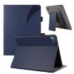 Nokia T10 8.0 Litchi Texture Leather Tablet Case - Dark Blue - 1