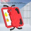 Nokia T20 10.36 2021 Ice Baby EVA Shockproof Hard PC Tablet Case - Red+Black - 7