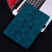 Nokia T20 10.4 2021 Lily Embossed Leather Tablet Case - Dark Blue - 2