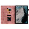 Nokia T20 10.4 2021 Tablet Case - Pink Embossed Leather - 4