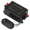 RF Wireless Controller/LED Single Color Dimmer, DC 12V Black - 1