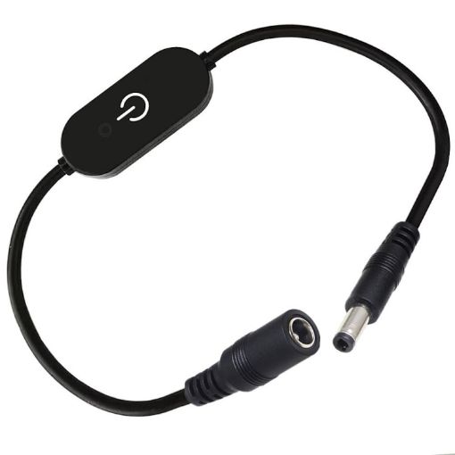 JUNSUNMAY LED Touch Dimmer Switch for Single Color - 30cm Black - 1