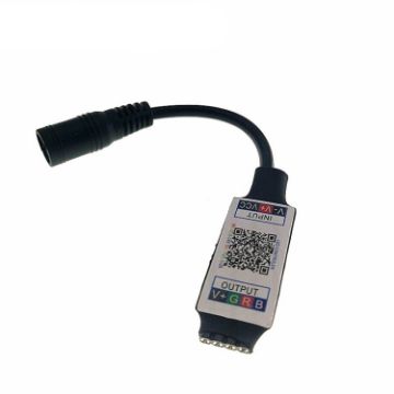 Mini RGB Bluetooth Controller for RGB LED Strip - Black - 1