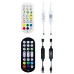 24-Key 2.4G LED Light Strip Controller - Colorful Running Water - White - 2