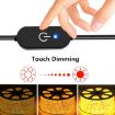 JUNSUNMAY 35135 USB LED Touch Dimmer Switch Controller - Single Color - 4