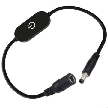 JUNSUNMAY LED Touch Dimmer Switch Controller - Single Color - 30cm - Black - 1
