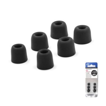 KZ 6 PCS Memory Foam Earbuds Kit - Size L, M, S - 1
