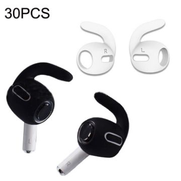 30PCS Ultra-thin Ear Caps for Apple Airpods Pro - White - 1