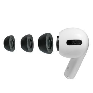 Slow Rebound Foam Earmuffs for AirPods Pro - Size S - Black - 1