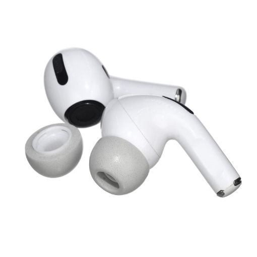 Memory Foam Ear Caps for TWS Airpods Pro - Small Gray - 1