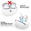 Beats Studio Buds AhaStyle PT172 Earphone Silicone Ear Caps + Case (White) - 4