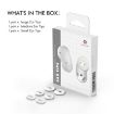 Samsung Galaxy Buds Live Silicone Earbud (White) - S+M+L Sizes - 2