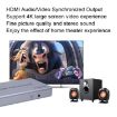 KVM 120m 4K HD Extender HDMI Transmitter + Receiver - UK Plug - 5