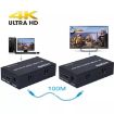 HDMI to RJ45 Ethernet Cable Extender 100m 4K HD Signal Amplifier US Plug - 3