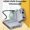 KVM 60m HDMI Network Cable Extender With Audio/Video Transmitter+Receiver - 2