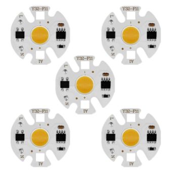 5 PCS COB LED Light Chip AC 220V LED Bulb Light (5W warm white) - 1