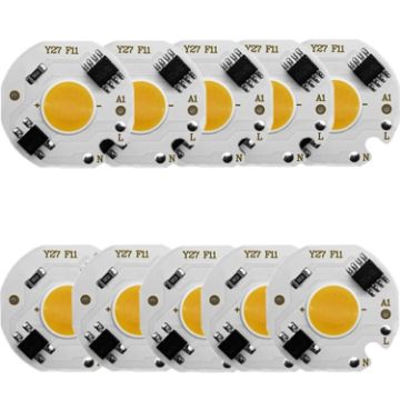 5 pcs COB LED Light Chip AC 220V LED Bulb Light (7W) - Cold White - 1