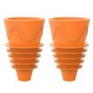 Fruit Fly Catch Trap Insect Mosquito Luring Fly Tools - 2pcs/Box (Orange) - 1
