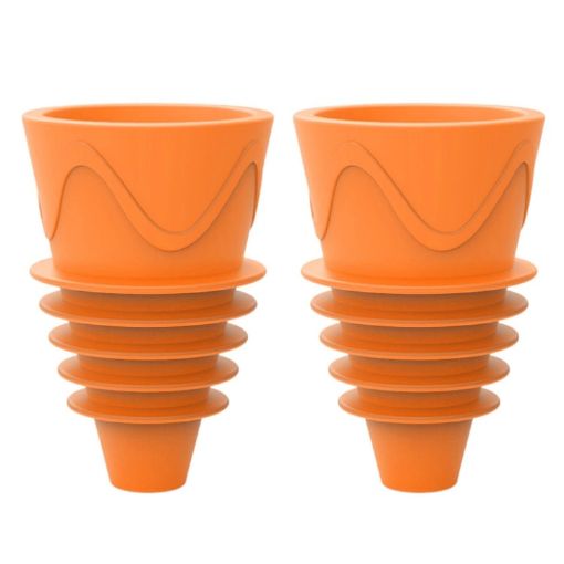 Fruit Fly Catch Trap Insect Mosquito Luring Fly Tools - 2pcs/Box (Orange) - 1