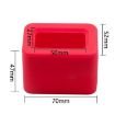 Blue Silicone Safety Belt Holder Buckle Cover - Protective & Durable - 3