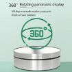 12cm 360 Degree Rotating Turntable Mirror Electric Display Stand - 6