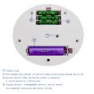 13.8cm USB Charging Smart 360 Degree Rotating Turntable Display Stand - White - 5